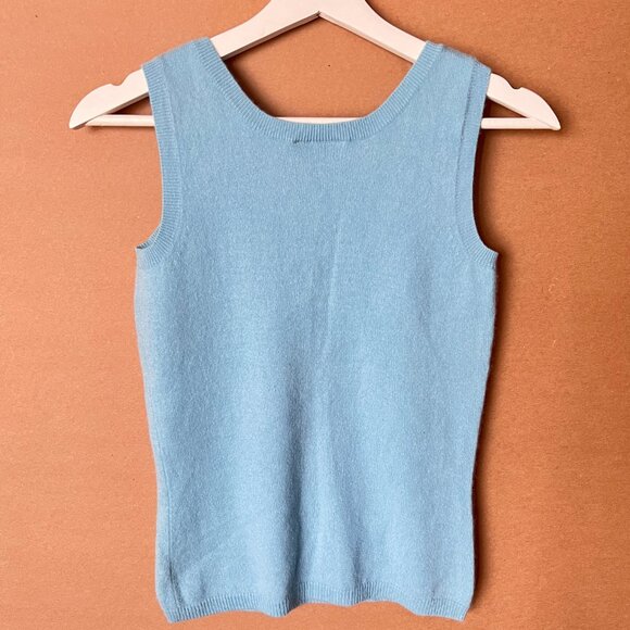 Lot of 2 Women's Tops Ann Taylor Cashmere & George Long sleeve roundneck top XS - Picture 3 of 7